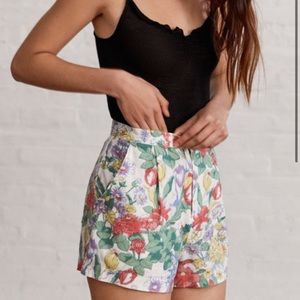 URBAN OUTFITTERS BOHO FLOWY FLORAL SHORTS